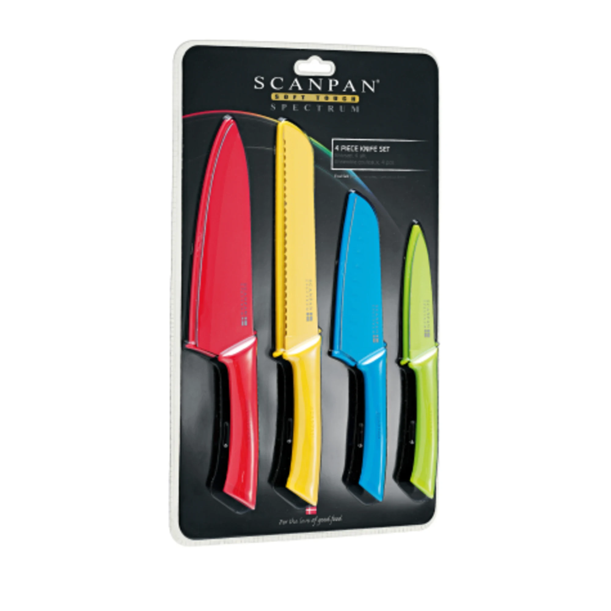 Scanpan Spectrum 4pc Knife Set Black/Grey Kitchen Warehouse™